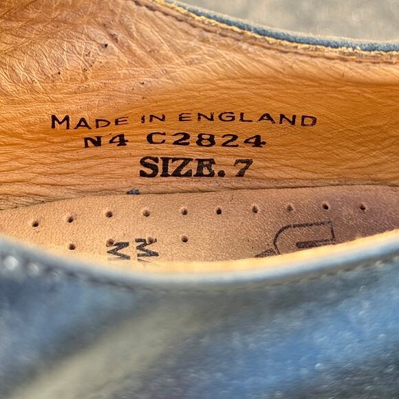 Vintage Made in England Dr. Martens Polley Mica Cut Out Mary Janes Size 7 - Picture 7 of 11